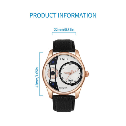 TOMI VISION – Coffret Minimaliste Luxe pour homme, montre  à double bracelet détachable